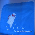 Anti Pilling Polar Fleece Blanket with Embroidered